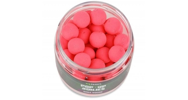 KAREL NIKL - Plávajúce boilies Giga Squid 18 mm 50 g Ružová