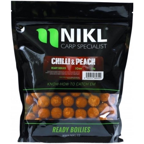 KAREL NIKL - Ready boilie Chilli & Peach 20 mm 1 kg