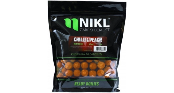 KAREL NIKL - Ready boilie Chilli & Peach 24 mm 1 kg