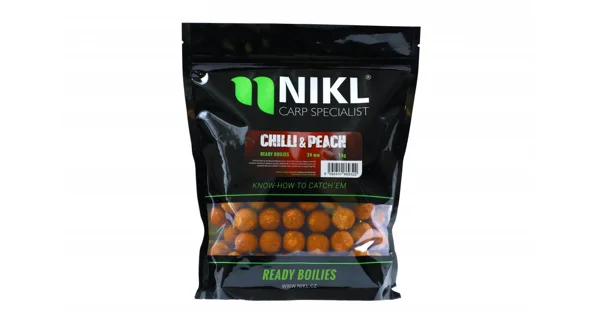 KAREL NIKL - Ready boilie Chilli & Peach 24 mm 3 kg
