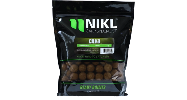 KAREL NIKL - Ready boilies Crab 24 mm 1 kg