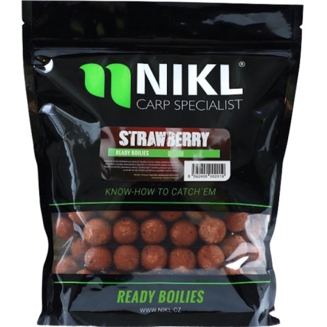 KAREL NIKL - Ready boilies Strawberry 20 mm 1 kg