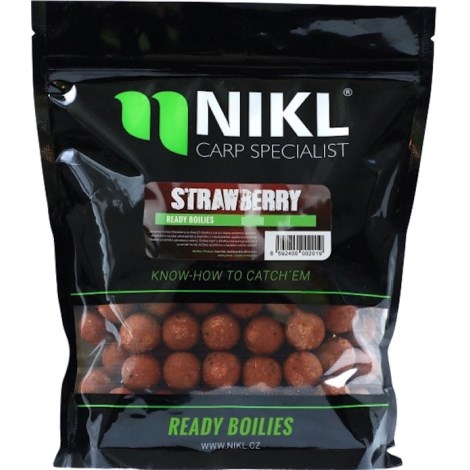 KAREL NIKL - Ready boilies Strawberry 20 mm 3 kg
