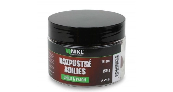 KAREL NIKL - Rozpustné boilies Chilli & Peach 14 mm 150 g