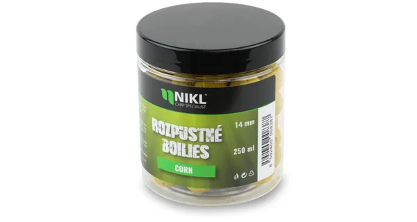 KAREL NIKL - Rozpustné boilies Corn 14 mm 250 ml