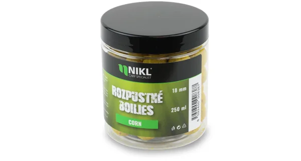 KAREL NIKL - Rozpustné boilies Corn 18 mm 250 ml