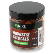 KAREL NIKL - Rozpustné Criticals boilie Chilli & Peach 14 mm 250 ml