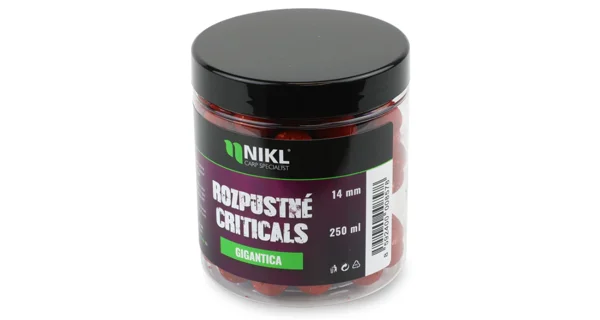 KAREL NIKL - Rozpustné Criticals boilie Gigantica 14 mm 250 ml