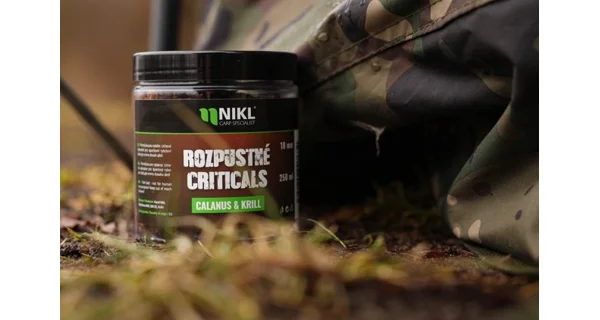 KAREL NIKL - Rozpustné Criticals boilies Calanus & Krill 14 mm 250 ml
