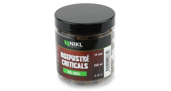 KAREL NIKL - Rozpustné Criticals boilies Kill Krill 14 mm 250 ml