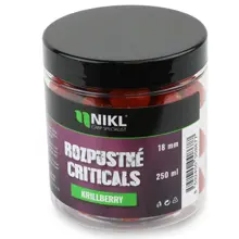 KAREL NIKL - Rozpustné Criticals boilies Krill Berry 18 mm 250 ml