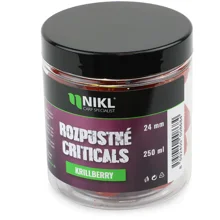 KAREL NIKL - Rozpustné Criticals boilies Krill Berry 24 mm 250 ml