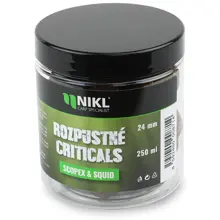 KAREL NIKL - Rozpustné Criticals boilies Scopex & Squid 24 mm 250 ml