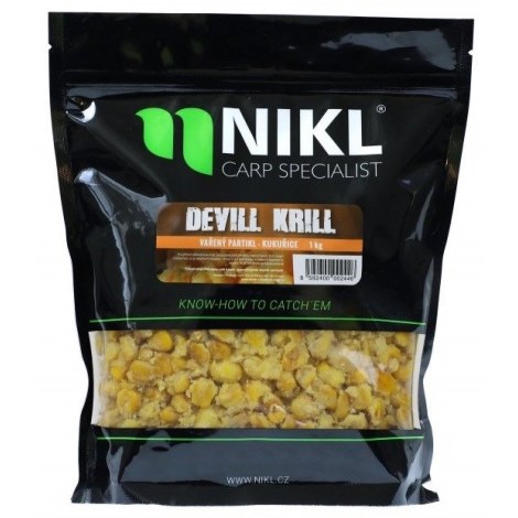 KAREL NIKL - Varený partikel kukurice Devill Krill 1 kg