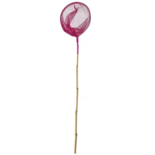 KINETIC - Detský podberák Little Viking Bamboo Net Fuchsia