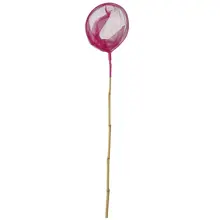 KINETIC - Detský podberák Little Viking Bamboo Net Fuchsia
