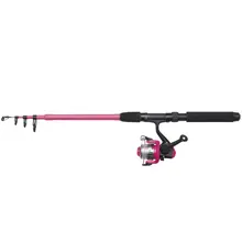 KINETIC - Detský set Prút Viking Tele Combo Fuchsia 1,65 m 4-21 g