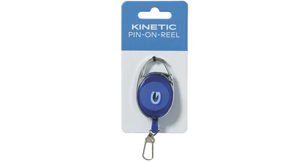 KINETIC - Jojo s karabínou Pin On Reel 70 cm Blue
