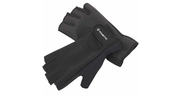 KINETIC - Rukavice Neoprene Half Finger Glove Black veľ. M