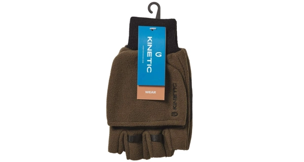 KINETIC - Rukavice Wind Stop Fold Over Mitt Army Green veľ. M