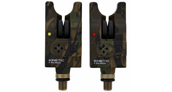 KINETIC - Signalizátory X-Run Camo Micro 2 Alarms Red Yellow