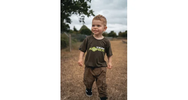 KORDA - Detské tričko TK Kids T-Shirt Dark Olive 10-11 rokov