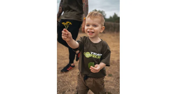 KORDA - Detské tričko TK Kids T-Shirt Dark Olive 6-7 rokov