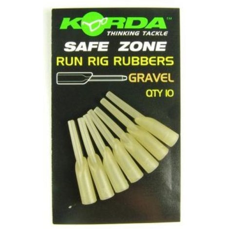 KORDA - Gumový prevlek na obratlík Run Rig Rubber Gravel 10 ks