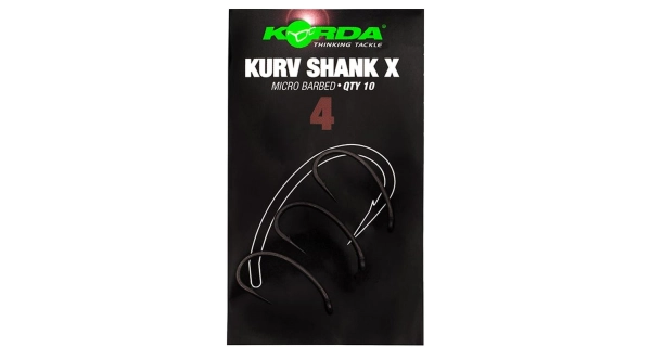 KORDA - Háčik Kurv Shank X veľ. 4 10 ks