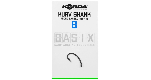 KORDA - Háčiky Basix Kurv Shank Micro Barbed veľ. 8 10 ks