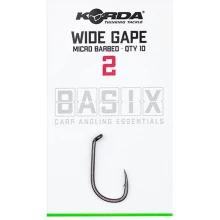 KORDA - Háčiky Basix Wide Gape veľ. 2 10 ks