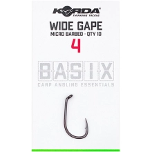 KORDA - Háčiky Basix Wide Gape veľ. 4 10 ks