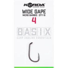 KORDA - Háčiky Basix Wide Gape veľ. 4 10 ks