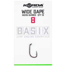 KORDA - Háčiky Basix Wide Gape veľ. 8 10 ks