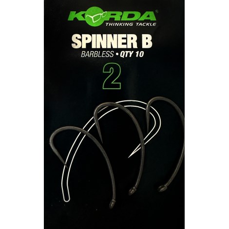 KORDA - Háčiky bez protihrotu Spinner B veľ. 2