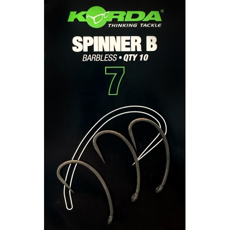 KORDA - Háčiky bez protihrotu Spinner B veľ. 7