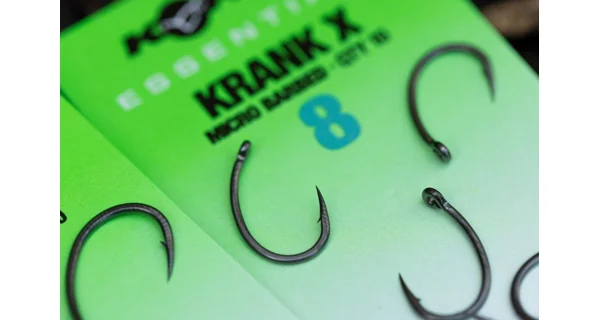 KORDA - Háčiky Essentials Krank X Barbed veľ. 2 10 ks