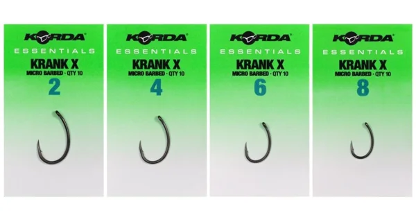 KORDA - Háčiky Essentials Krank X Barbed veľ. 4 10 ks