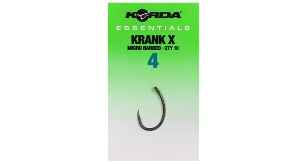 KORDA - Háčiky Essentials Krank X Barbed veľ. 6 10 ks