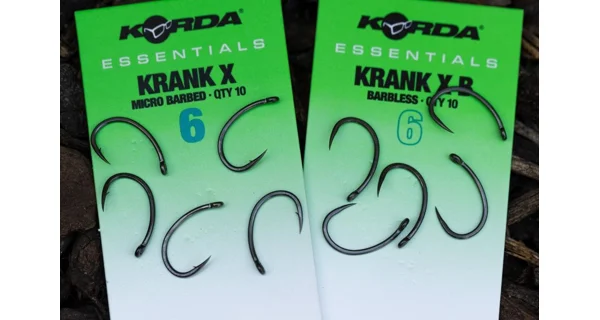 KORDA - Háčiky Essentials Krank X Barbed veľ. 8 10 ks