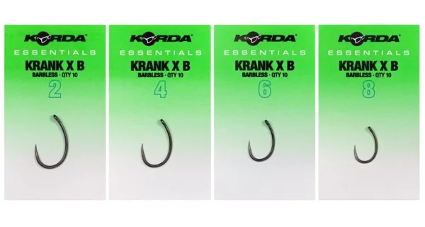 KORDA - Háčiky Essentials Krank X Barbless veľ. 2 10 ks