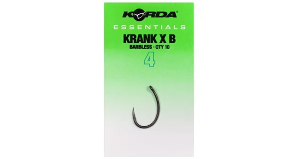 KORDA - Háčiky Essentials Krank X Barbless veľ. 6 10 ks