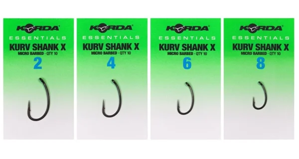 KORDA - Háčiky Essentials Kurv X Barbed veľ. 2 10 ks