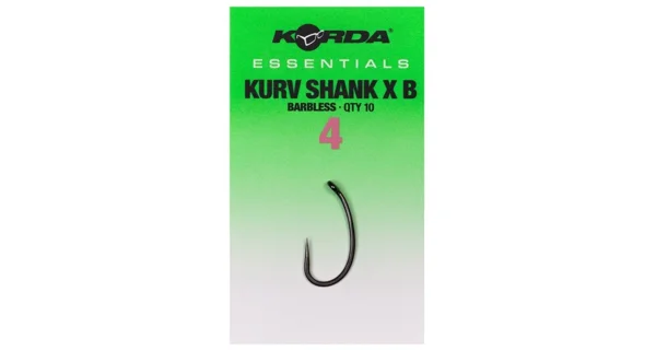 KORDA - Háčiky Essentials Kurv X Barbless veľ. 4 10 ks