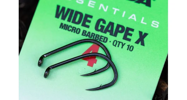 KORDA - Háčiky Essentials Wide Gape X Barbed veľ. 4 10 ks