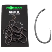 KORDA - Háčiky Klor Barbless veľ. 2 10 ks
