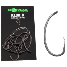 KORDA - Háčiky Klor Barbless veľ. 4 10 ks