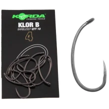 KORDA - Háčiky Klor Barbless veľ. 4 10 ks