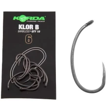 KORDA - Háčiky Klor Barbless veľ. 6 10 ks