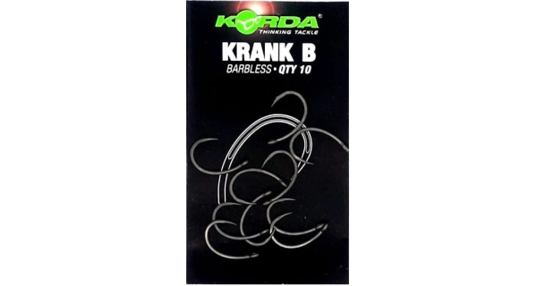 KORDA - Háčiky Krank Barbless veľ. 4 10 ks